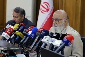 نشست خبری مهندس مهدی چمران رئیس شورای اسلامی شهر تهران