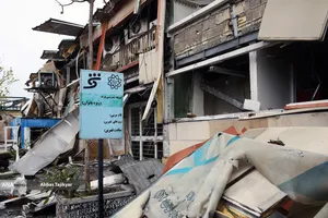 بازدید اصحاب رسانه از پایگاه مدیرت بحران نازی&zwnj;آباد و خودروهای آسیب دیده اورژانس در اثر تجاوز صهیونیستی آمریکایی