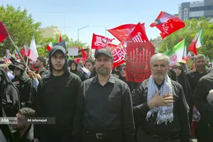 تشییع پیکر مطهر آقای شهید ایران و خانواده ایشان