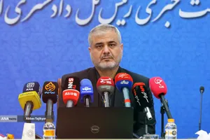 نشست خبری علی القاصی&zwnj;مهر، رئیس کل دادگستری استان تهران