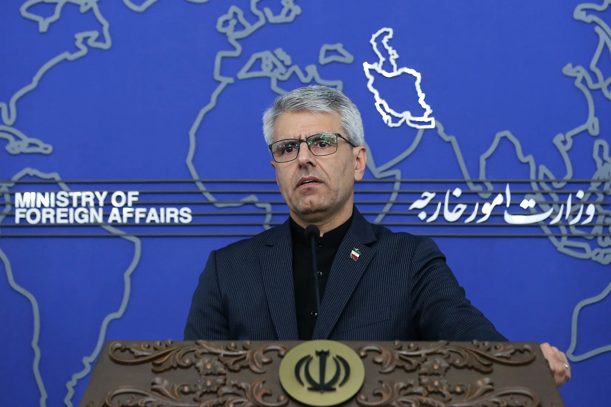 نشست خبری اسماعیل بقایی سخنگوی وزارت امور خارجه
