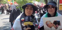 طنین فریاد ایستادگی تا پایان در بدرقه‌ رهبر؛ راه شهیدان خالی نمی‌ماند