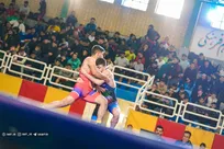 قهرمانی 2 قهرمان نوجوانان جهان در روز اول مسابقات کشوری کشتی فرنگی اهواز