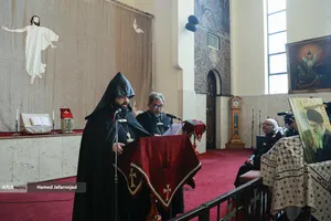 مراسم چهلم شهادت حضرت آیت الله امام سید علی خامنه&zwnj;ای در کلیسای سرکیس مقدس