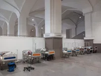 بیمارستان صحرایی ۱۰۰ تختخوابی رسول اکرم(ص) با ۱۰ پزشک در هر شیفت در مصلی تهران مستقر شد