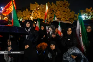 اجتماع مردمی در حمایت از رزمندگان اسلام - میدان شهید طهرانی&zwnj;مقدم
