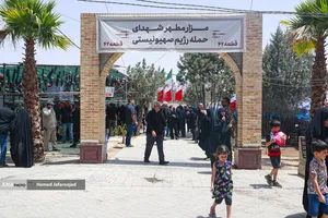 تشییع و خاکسپاری شهدای حملات رژیم صهیونیستی در قطعه42 بهشت زهرا(س)