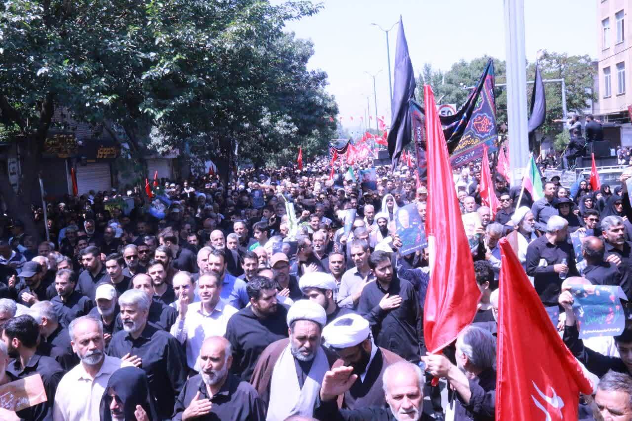 مراسم وداع با شکوه سردار شهید علی شادمانی 