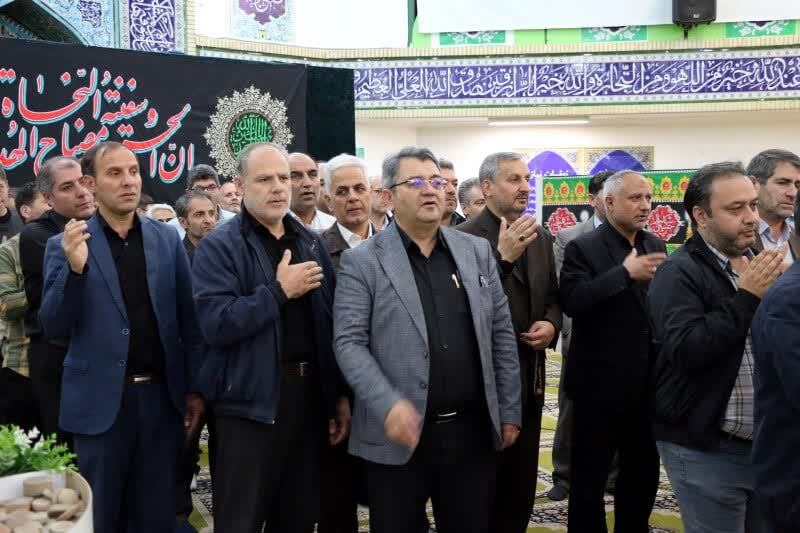 طشت‌گذاری مسجد دانشگاه آزاد اردبیل 