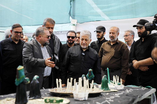 بازدید دکتر رنجبر از گذرگاه مرزی شلمچه و روند خدمت‌رسانی در موکب دانشگاه آزاد اسلامی