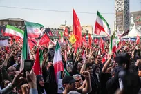 تشییع پیکر مطهر آقای شهید ایران و خانواده ایشان -1