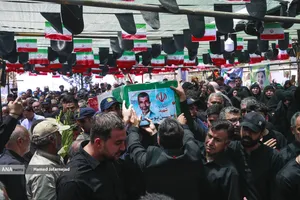 تشییع و تدفین پیکر مطهر بسیجی شهید حسین یوسفخانی