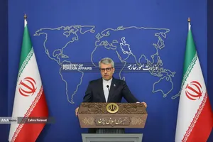 اسماعیل بقائی سخنگوی وزارت امور خارجه