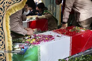 مراسم تشییع پیکرهای شهدای مدافع امنیت و مردم مظلوم