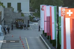 ورود هیأت جمهوری اسلامی ایران در مذاکرات سوئیس 