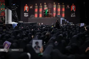 دومین شب مراسم عزاداری حضرت اباعبدالله الحسین(ع) از طرف رهبر انقلاب