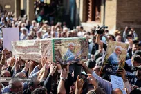 تشییع پیکر محمد کاسبی