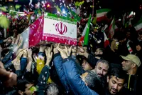 وداع و تشییع پیکر مطهر فرمانده یگان ویژه فاتحین و‌ همرزمانش