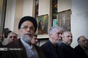 مراسم چهلم شهادت حضرت آیت الله امام سید علی خامنه&zwnj;ای در کلیسای سرکیس مقدس