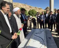 سنگ‌گذاری مزار شهید گمنام و برگزاری زیارت عاشورا در دانشگاه آزاد نورآباد ممسنی