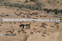 تشییع شهدای فلسطینی‌ ناشناس