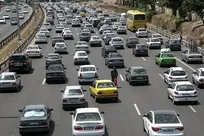 ترافیک سنگین در آزادراه کرج-تهران