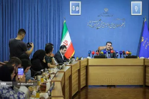 نشست خبری حسین افشین معاون علمی و فناوری رئیس جمهور