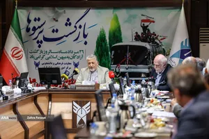 دیدار رئیس دانشگاه آزاد اسلامی با آزادگان