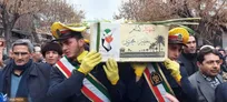 استقبال دانشگاهیان از شهدای گمنام در میاندوآب