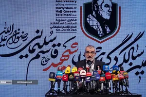 عباسعلی کدخدایی سخنگوی ستاد بزرگداشت ششمین سالگرد گرامیداشت شهید حاج قاسم سلیمانی