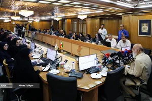 نشست خبری مهندس مهدی چمران رئیس شورای اسلامی شهر تهران