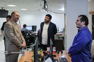 بازدید حسین قرایی مدیرکل روابط عمومی سازمان صداوسیما از خبرگزاری آنا