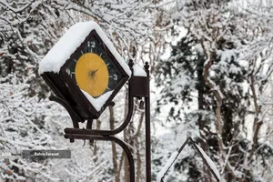 بارش برف زمستانی در تهران 