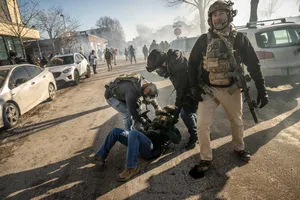 اعتراضات مردم به جنایت پلیس آمریکا