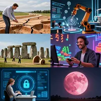 ماه توت‌فرنگی، راز استونهنج، زلزله‌های کهن و دارورسانی دیجیتال