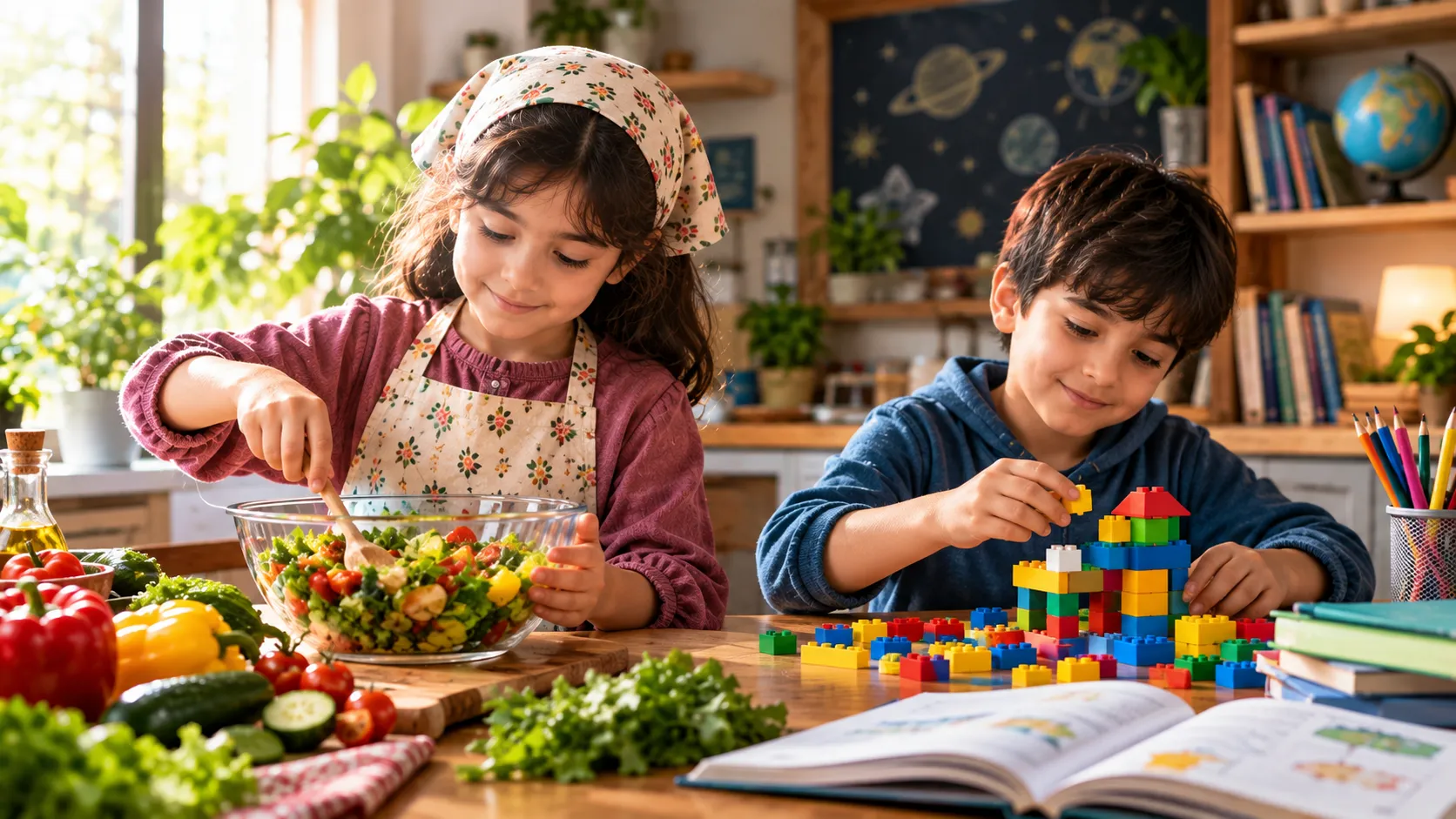 چگونه فعالیت‌های روزمره به یادگیری کودکان کمک می‌کنند؟