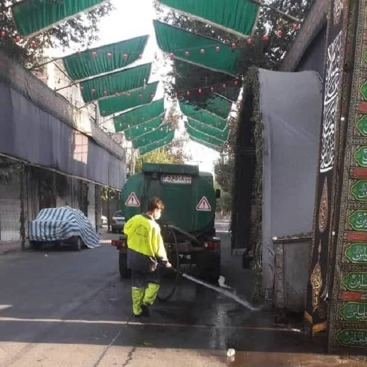 جمع‌آوری بیش از ۱۵۰۰ تن زباله در دهه نخست ماه محرم در منطقه ۱۷