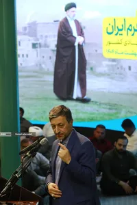 سخنرانی سید پرویز فتاح رییس ستاد فرمان اجرای امام(ره) در مراسم تجدید عهد با خادم حرم ایران "عهد خدمت" در حسینیه جماران