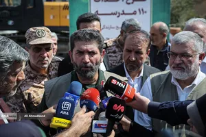 محمدصادق معتمدیان استاندار تهران و  سردار حسن حسن&zwnj;زاده فرمانده سپاه تهران