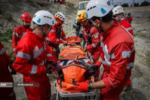 مانور امدادگران جمعیت هلال احمر