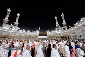 حجاج بیت الله الحرام در مسجد الحرام