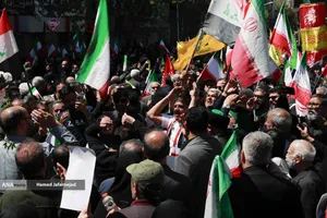 مراسم چهلمین روز شهادت حضرت آیت الله خامنه ای رهبر شهید انقلاب