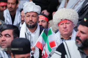 مراسم روز بسیج در حسینیه امام خمینی(ره)