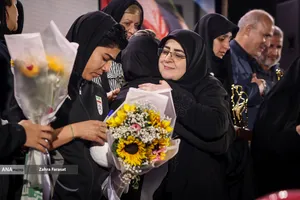 مراسم استقبال از تیم ملی فوتبال زنان