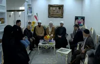 دیدار نماینده ولی فقیه در استان قزوین با خانواده‌های شهدای امنیت