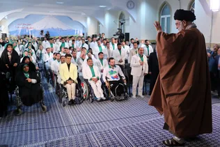 امام شهید خطاب به ورزشکاران پاراآسیایی: شما درس اراده را معنی کردید+فیلم