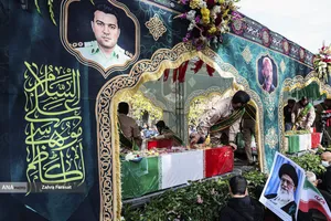 مراسم تشییع پیکرهای شهدای مدافع امنیت و مردم مظلوم