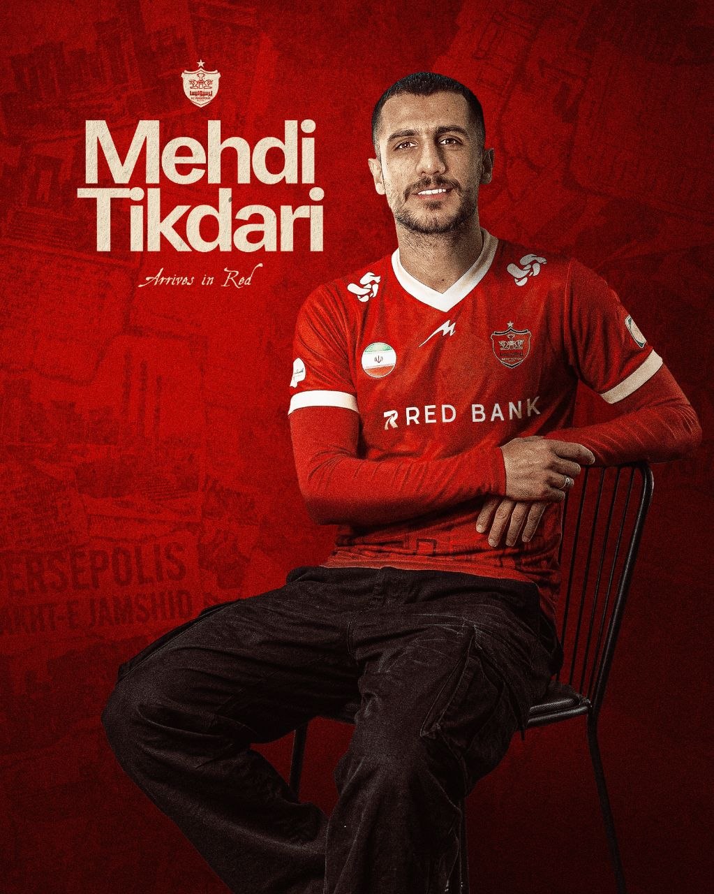 رسمی؛ تیکدری پرسپولیسی شد