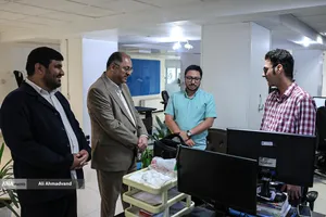 بازدید حسین قرایی مدیرکل روابط عمومی سازمان صداوسیما از خبرگزاری آنا