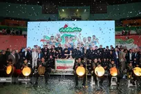 جشن ملی تجلیل از قهرمانان کشتی فرنگی و آزاد ایران